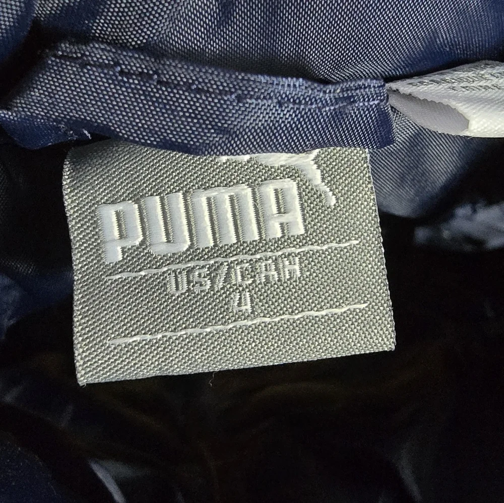 Puma Boys Colorblock Puffer Vest -‎ Navy, Black & Gray Size 4